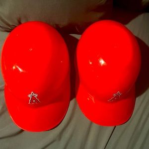 Angels Red Plastic Baseball Caps